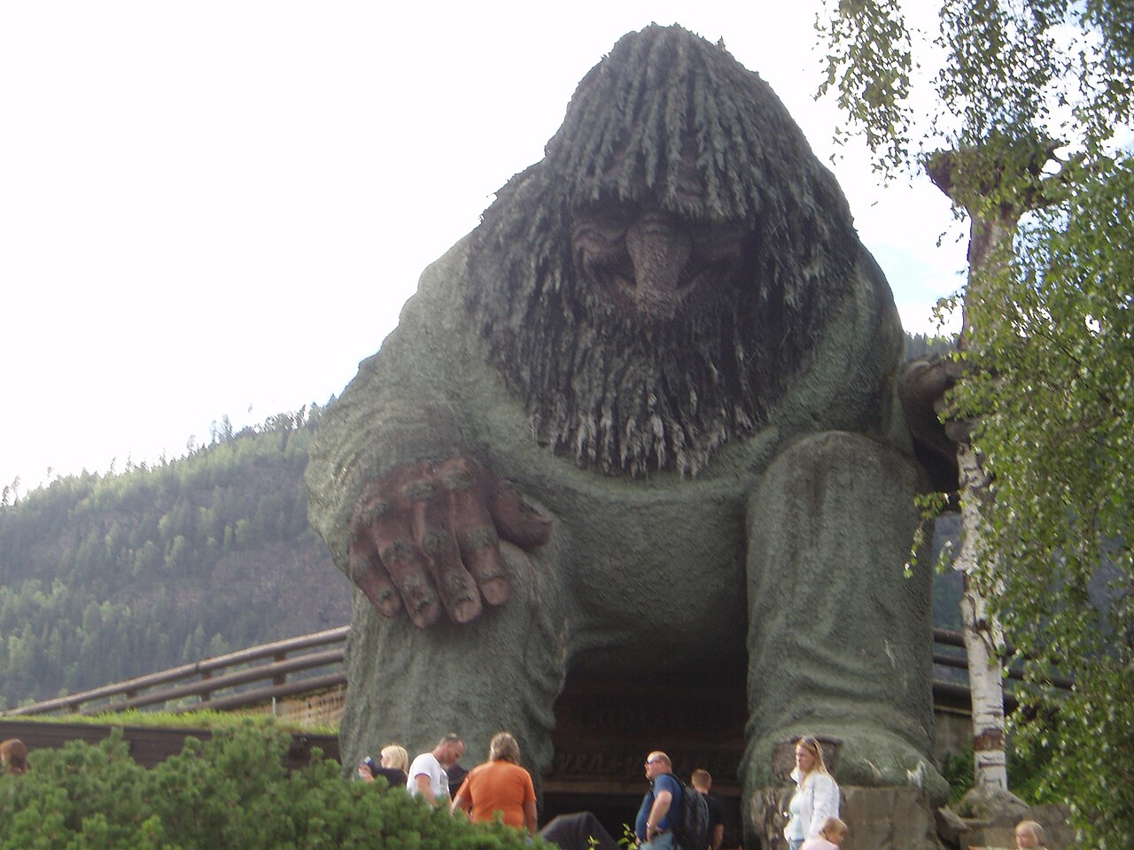 Trollet vid Hunderfossen Eventyrpark